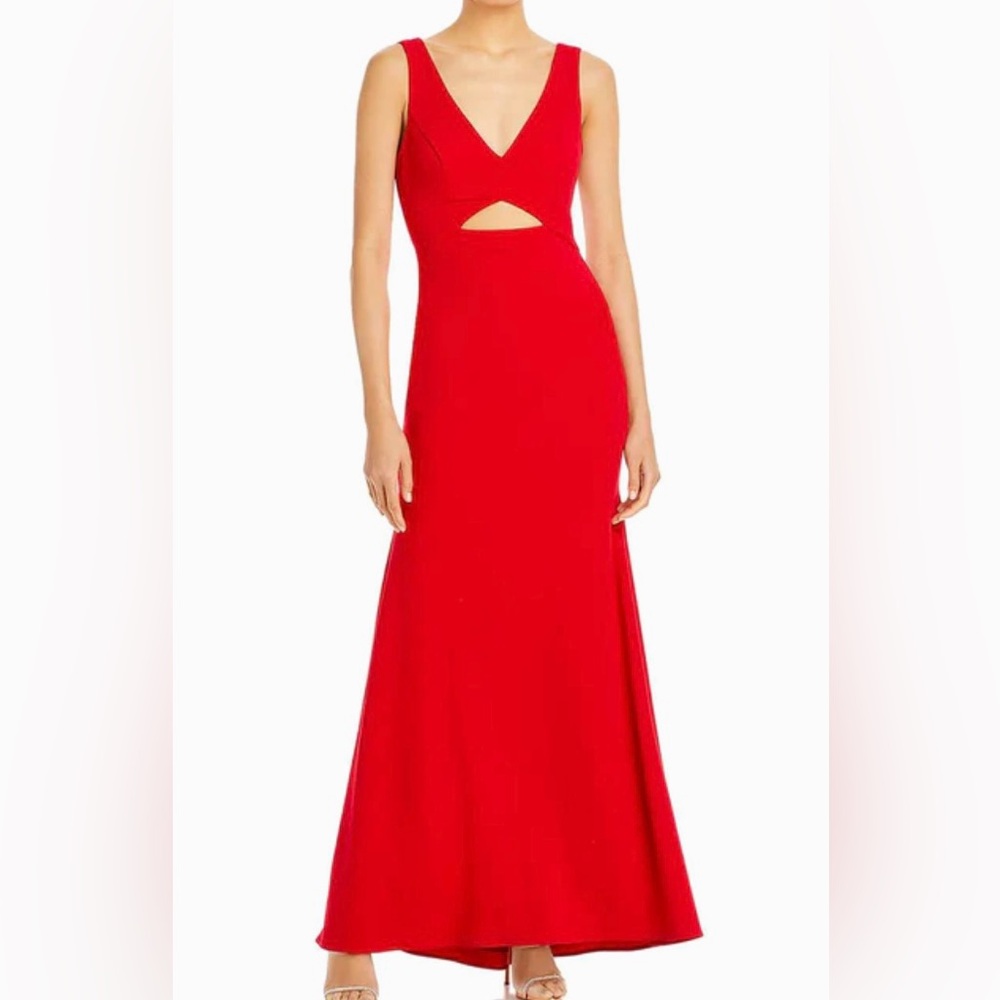 Aqua Red Prom Dress